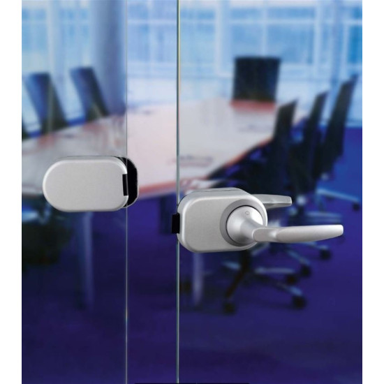 Hoppe Atlanta HCS GDA1530 Kapı Kolu-Grup Anahtar / Mandal Cam Cama  Set - Ofis Bölme Aksesuarları