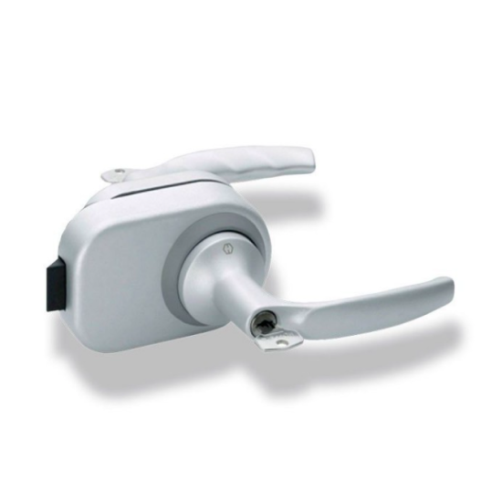Hoppe Atlanta HCS GDA1530 Kapı Kolu-Anahtar / Anahtar Cam Cama Set - Ofis Bölme Aksesuarları