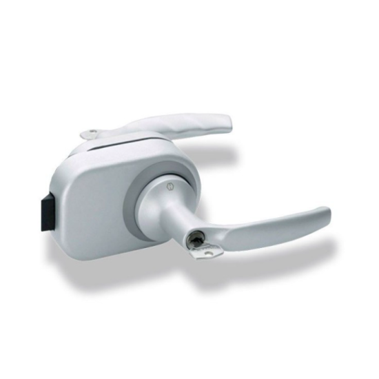 Hoppe Atlanta HCS GDA1530 Kapı Kolu-Anahtar / Anahtar Cam Cama Set - Ofis Bölme Aksesuarları