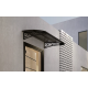 Metal Taşıyıcılı Kapı Üstü Pratik Sundurma Antrasit - Siyah Levha 100 x 70 Md2 - Metal Taşıyıcı Kapı Üstü Pratik Sundurma