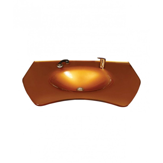 Cam Lavabo Tuğra Modeli 90x56 cm - Cam Lavabo Modelleri