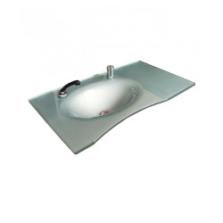 Cam Lavabo Sancak Modeli 70x56 cm