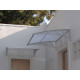 Transpaforza TF STD 1.12 Kapı Üstü Sundurma 240 X 100 Beyaz 3 mm Solid levha - Alüminyum Ayaklı Sundurmalar