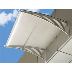 Transpaforza TF STD 1.12 Kapı Üstü Sundurma 240 X 100 Beyaz 3 mm Solid levha