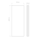 Alüminyum Işıklı Sundurma Korrain Outdoor 220 cm x 90 cm Yan Panel - Alüminyum Işıklı Sundurma