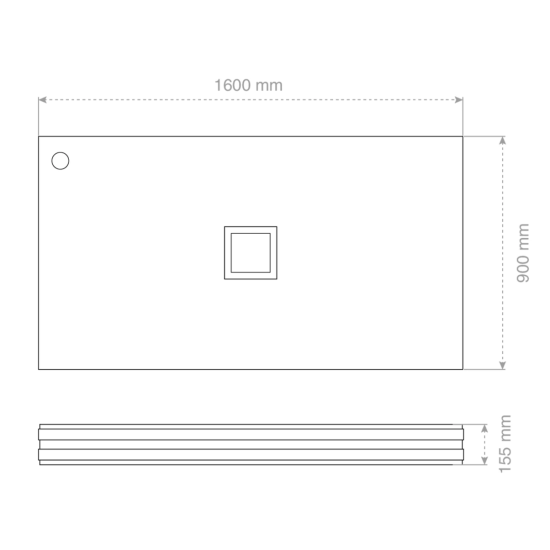 Alüminyum Işıklı Sundurma Korrain Elite Solo Left 160 cm x 90 cm Spotlu - Alüminyum Işıklı Sundurma