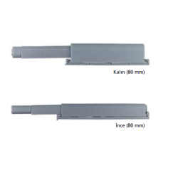 Canex Mıknatıslı Kapak İtici Plastik 40 mm  ( Kalın Gri )