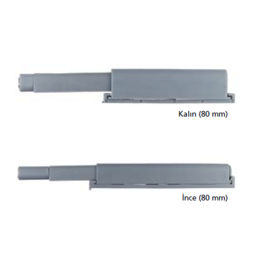 Canex Mıknatıslı Kapak İtici Plastik 40 mm  ( Kalın Gri ) - Mıknatıs Kapak İtici ÇıtÇıt