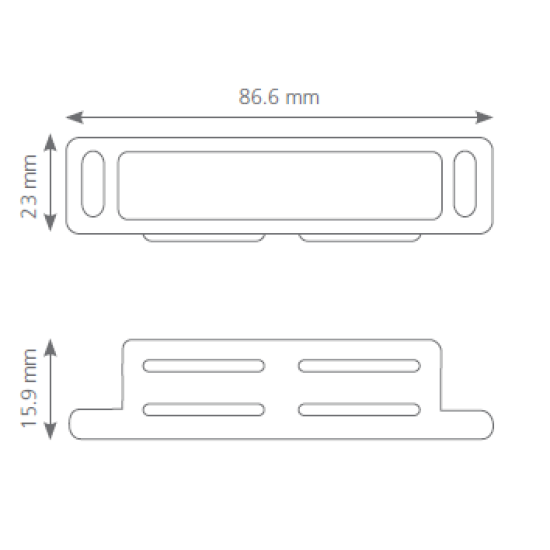 Canex Çıt Çıt Metal  ( Paslanmaz ) 8.5 cm - Mıknatıs Kapak İtici ÇıtÇıt