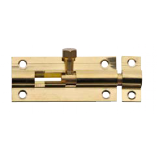 Canex Pirinç Sürgü  ( Sarı )  10 cm - Mobilya Menteşeleri