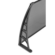 LOTUS Kapı Pencere Üstü Pratik Sundurma 70x240 - Siyah