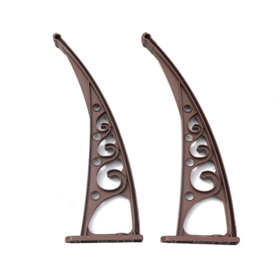 Pratik Sundurma Kapı Pencere Üstü 100x150 cm Kahve 6 mm Bronz Levha - Kapı Üstü Pratik Sundurma