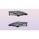 Metal Taşıyıcılı Kapı Üstü Pratik Sundurma Antrasit - Şeffaf Levha 200 x 200 Md2 - Metal Taşıyıcı Kapı Üstü Pratik Sundurma