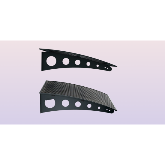 Metal Taşıyıcılı Kapı Üstü Pratik Sundurma Antrasit - Siyah Levha 130 x 120 Md1 - Metal Taşıyıcı Kapı Üstü Pratik Sundurma