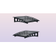 Metal Taşıyıcılı Kapı Üstü Pratik Sundurma Antrasit - Siyah Levha 130 x 120 Md1 - Metal Taşıyıcı Kapı Üstü Pratik Sundurma