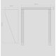 Alüminyum Işıklı Sundurma Angle Dual Viela 200 cm x 90 cm Ledli - Alüminyum Işıklı Sundurma