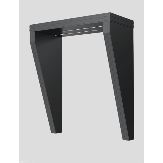 Alüminyum Işıklı Sundurma Angle Dual Lux 200 cm x 90 cm Ledli - Alüminyum Işıklı Sundurma