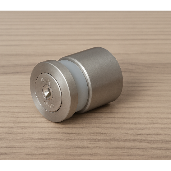 Noktasal Cam Tutucu Paslanmaz 40x30 mm - Noktasal Tutucu Paslanmaz Manetler