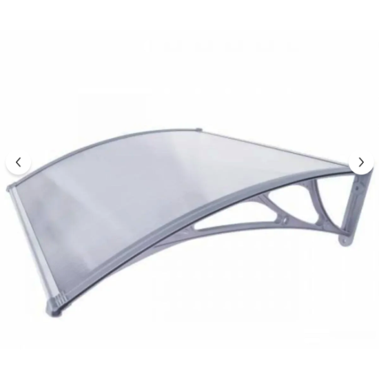 Kapı Üstü Pratik Sundurma 120 X 60 cm Gri - Kapı Üstü Pratik Sundurma