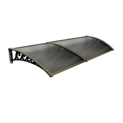 Pratik Sundurma Kapı Pencere Üstü 100x240 cm Bronz 6 mm Levhalı