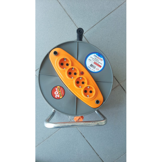 Seyyar Makaralı Uzatma Kablosu 3 X 2.5 MM – 40 M