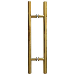 Paslanmaz Boru Çekme Kol 100 cm Gold