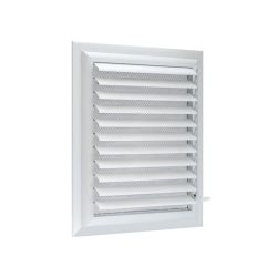 Beyaz Alüminyum 45x45 cm Menfez Banyo Havalandırma Menfezi