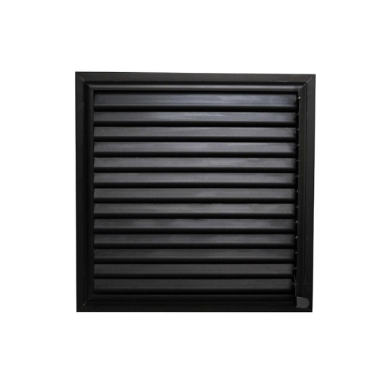Siyah Alüminyum 35x35 cm Menfez Banyo Havalandırma Menfezi