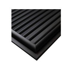 Siyah Alüminyum 35x35 cm Menfez Banyo Havalandırma Menfezi