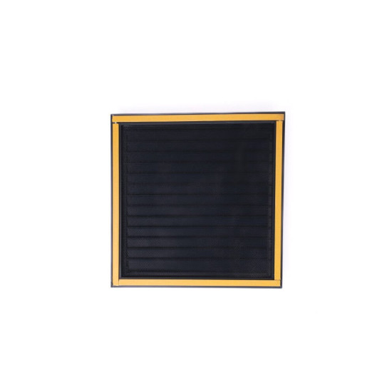 Siyah Alüminyum 50x50 cm Menfez Banyo Havalandırma Menfezi