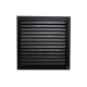 Siyah Alüminyum 50x50 cm Menfez Banyo Havalandırma Menfezi