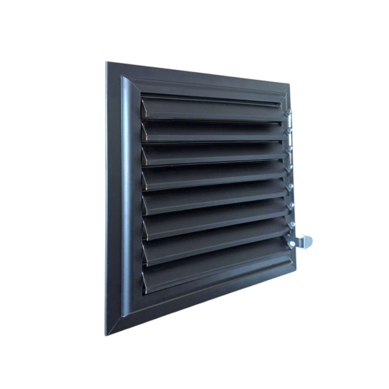 Antrasit Gri Alüminyum 50x50 cm Menfez Banyo Havalandırma Menfezi