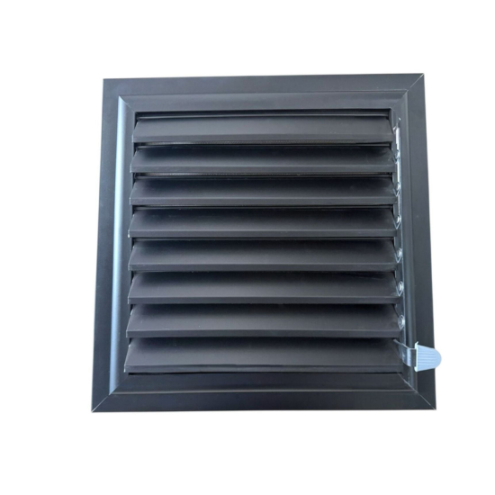 Antrasit Gri Alüminyum 50x50 cm Menfez Banyo Havalandırma Menfezi