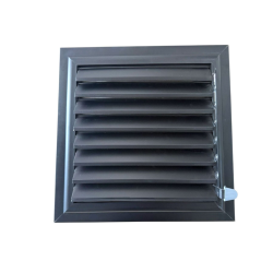 Antrasit Gri  Alüminyum 40x40 cm Menfez Banyo Havalandırma Menfezi
