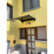 Yağmur Oluklu Sundurma 100x125 cm 3 mm Solid Petrol Mavisi - Yağmur Oluklu Sundurma