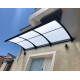 Yağmur Oluklu Sundurma 100x125 cm 3 mm Solid Buz Beyazı - Yağmur Oluklu Sundurma