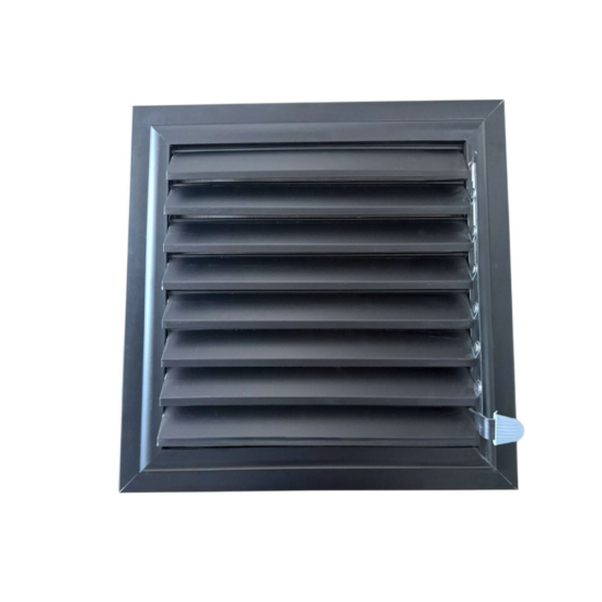 Antrasit Gri Alüminyum 70x70 cm Menfez Banyo Havalandırma Menfezi - Menfezgross